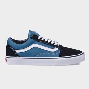 Vans Two-Tone Blue and Black Sneakers